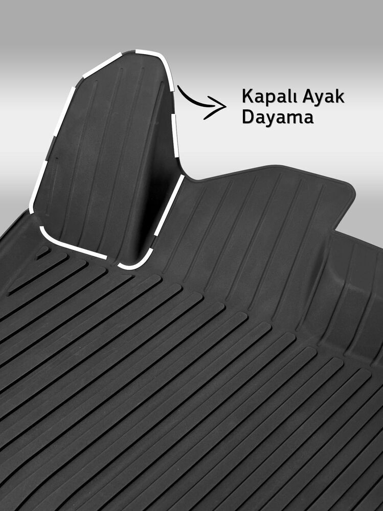 Rizline Premium Togg T10F 2025 Sonrası Havuzlu Paspas