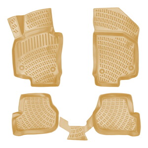 Seat Altea 2004-2015 Havuzlu Paspas Bej #1