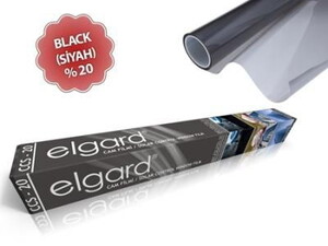 Elgard CCS-20 50cm x 6m Orta Koyu Siyah Çizilmez Cam Filmi #1
