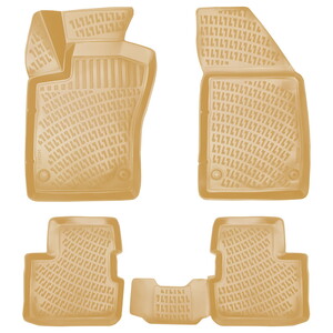 Fiat Egea 2015 Sonrası Havuzlu Paspas | Bej Sedan #1