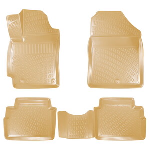 Hyundai Elantra 2015-2020 Havuzlu Paspas Bej #1