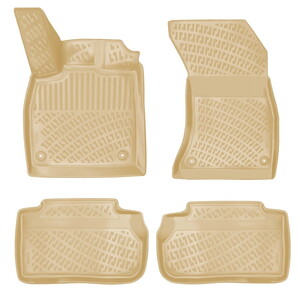 Audi Q5 Sportback 2020 Sonrası Havuzlu Paspas | Bej #1