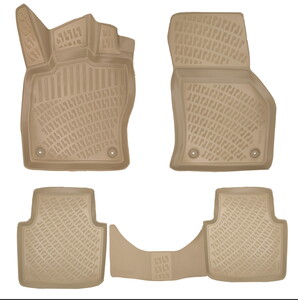 Skoda Superb 2015-2023 Havuzlu Paspas Bej #1