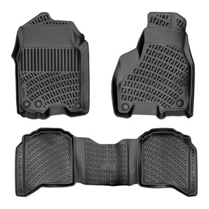 Dodge Ram 1500 Classic Crew Cab/Halı Zemin/ Otomatik Vites 2019-2022 Havuzlu Paspas #1