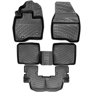 Ford Explorer 7 koltuk USA 2011-2019 Sonrası Havuzlu Paspas #1