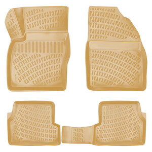 Ford Focus 2005-2011 Havuzlu Paspas Bej #1