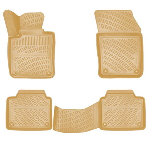 Volvo S90 2016 Sonrası Havuzlu Paspas | Bej Benzin & Dizel #1